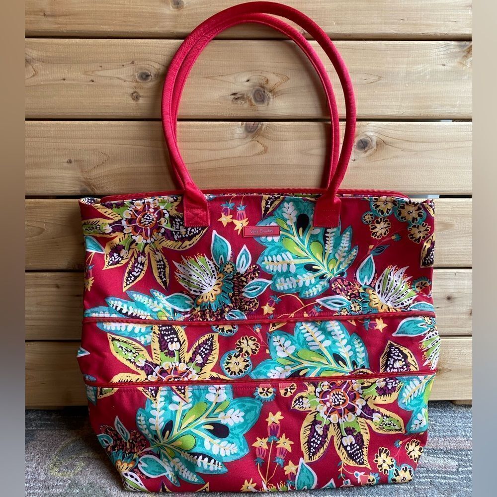 Vera Bradley Botanical Design Oversized Travel Bag
